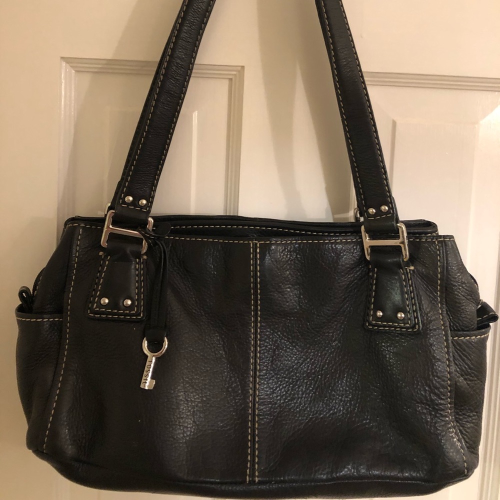 Fossil leather purse